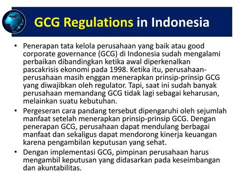 Strengthen GCG regulations