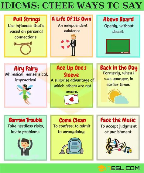 Strengthen teaching about idiomatic expressions