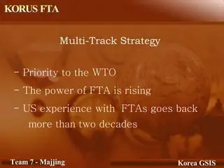 Strengthening the KORUS FTA