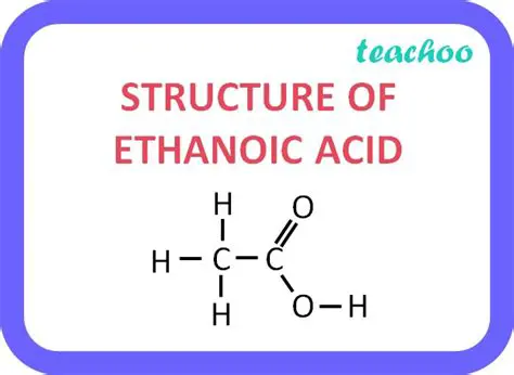 Structural Formula of Ethanoic Acid