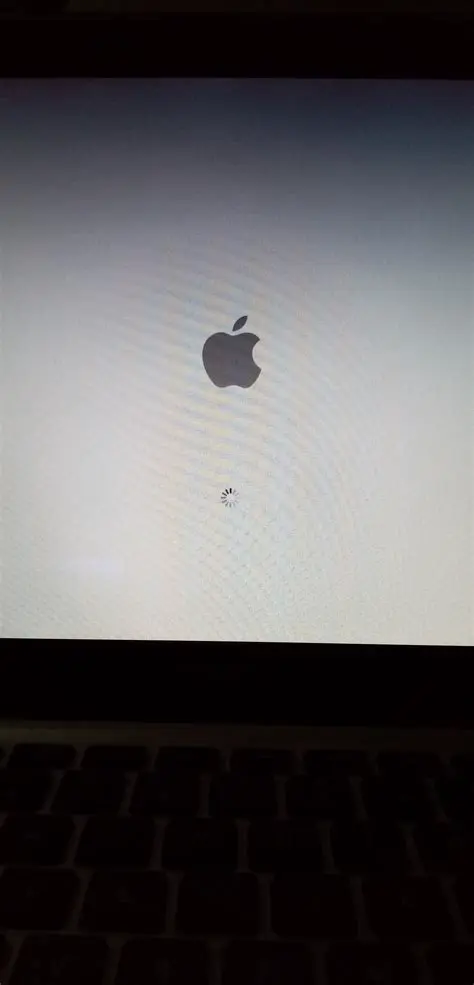 Stuck on white apple logo screen