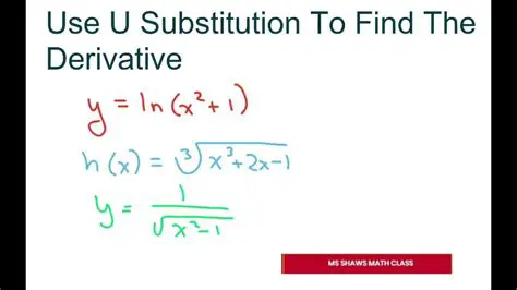 Substitution with a function