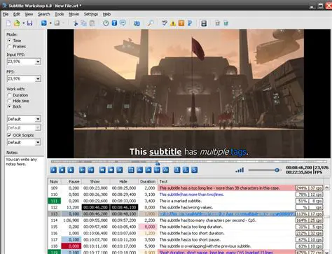 Subtitle Editing Made Easy with AVIAddXSubs