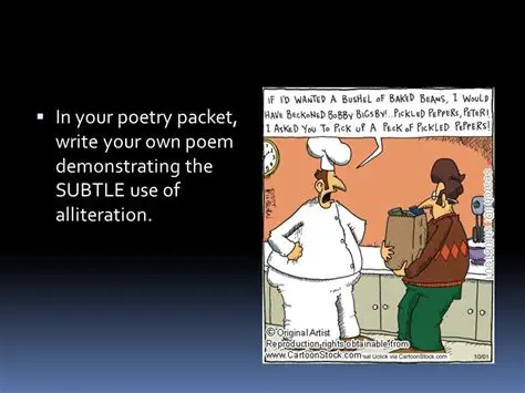 Subtle Use of Alliteration