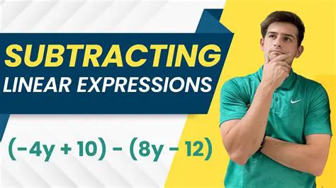 Subtracting Linear Expressions
