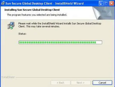 Sun Secure Global Desktop Native Client