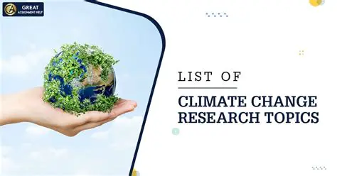 Support climate change research