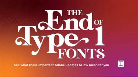 Support for Adobe Type 1 fonts