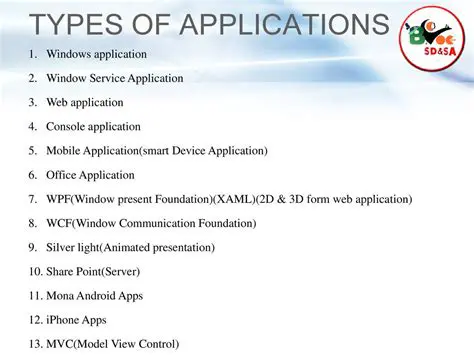 Support for console and windowed applications