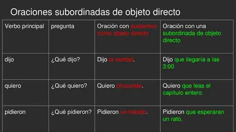 Sustantivo como objeto directo