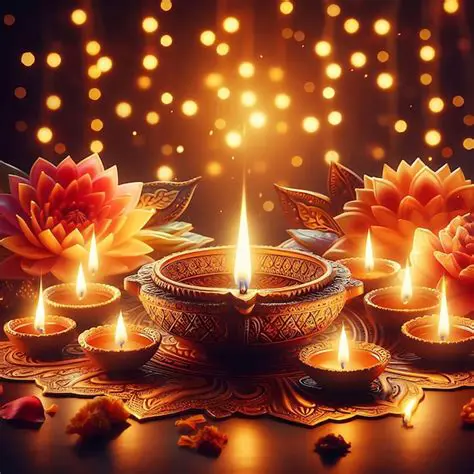 Święto Diwali: Blask Świateł i Radości Wypełniający Indie