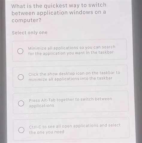 Switch between applications with ease