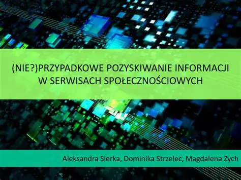 Szukaj informacji w serwisach internetowych