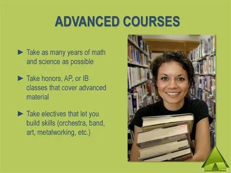 Take a range of math and science courses