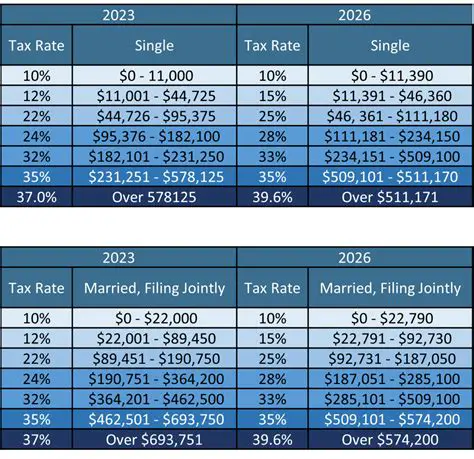Tax Tables and Calculations