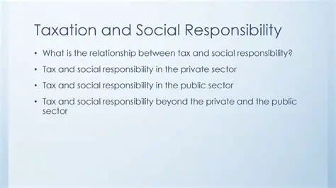 Taxation and Social Responsibility
