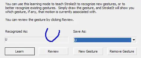 Teaching New Gestures to StrokeIt