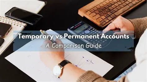 Temporary and Permanent Accounts