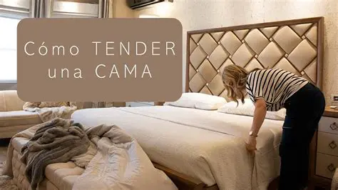 Tender la cama con frecuencia