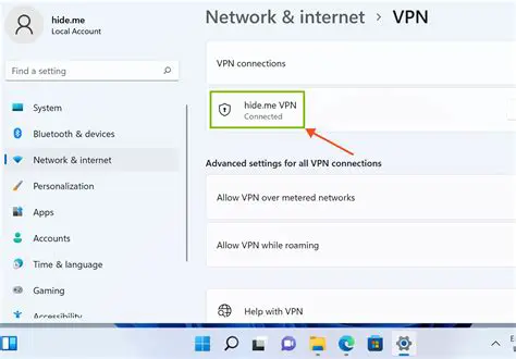 Testing the VPN Connection