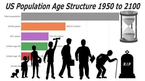 The Age Groups of the US Population in 2010