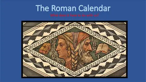 The Ancient Roman Calendar