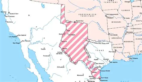 The Annexation of Texas and its Border with Mexico