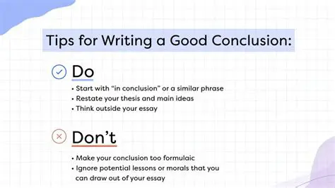 The Art of Writing a Conclusion