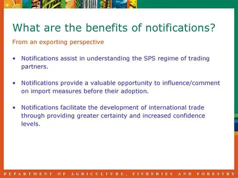 The Benefits of Notifications