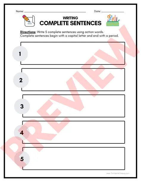 The Benefits of Writing Complete Sentences in an Outline