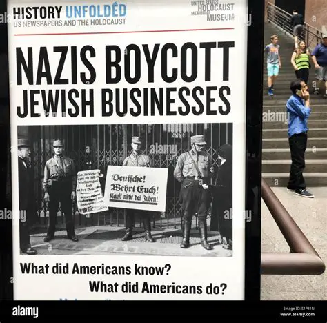 The Boycott of Jewish Businesses