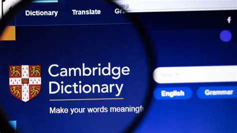 The Cambridge Dictionary Definition