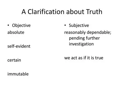 The Case for Objective Truths