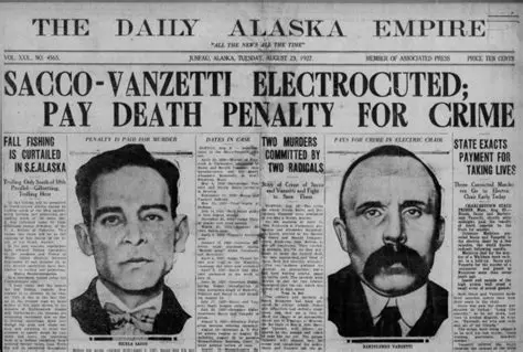 The Case of Sacco and Vanzetti