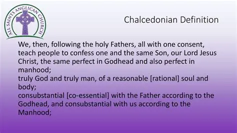 The Chalcedonian Definition