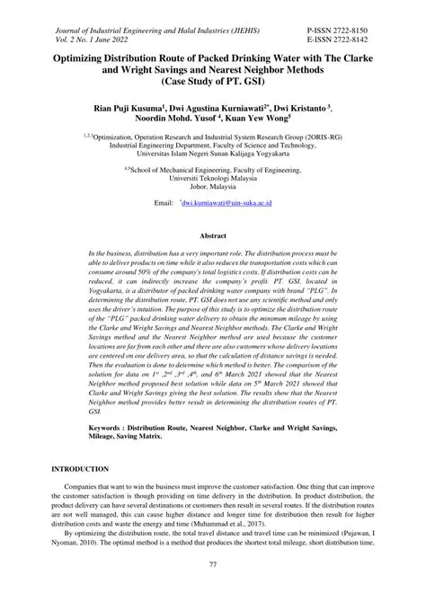 The Clarke and Wright Savings and Nearest Neighbor Methods
