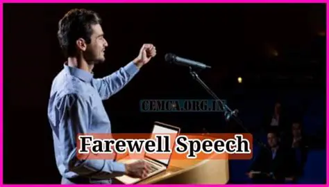 The Context of the Farewell Speech