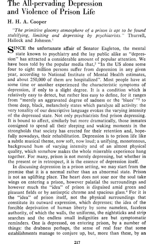The Controversy Surrounding Depression and Violence