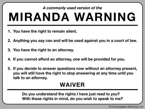The Correct Application of the Miranda Warning