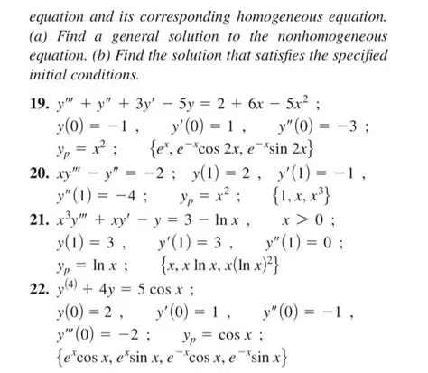 The Corresponding Homogeneous Equation