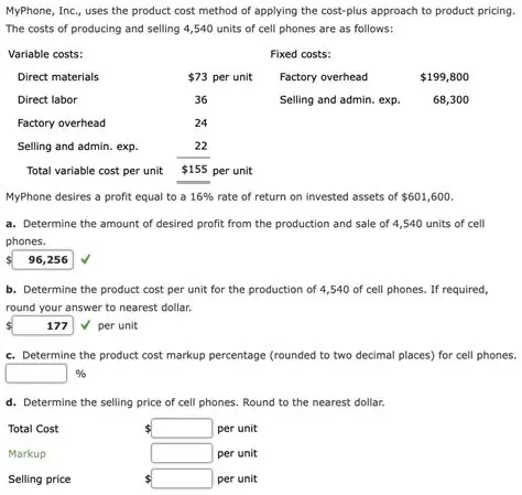 The Costs of Producing Bikes
