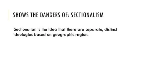 The dangers of sectionalism