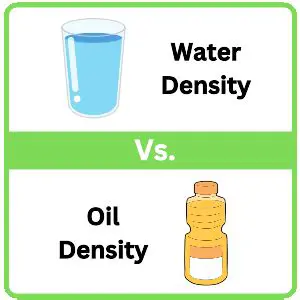 The Density of Oil and Water