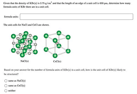 The Density of Saturated KBr