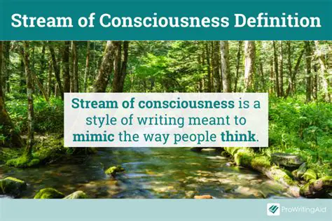 The Development of Stream of Consciousness