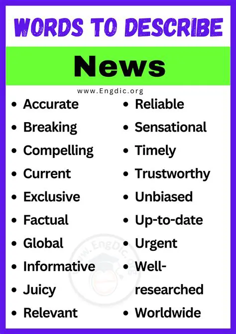The Different Terms Used to Describe News Readers
