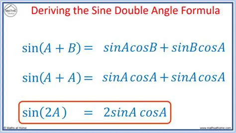 The Double Angle Formula for Sine