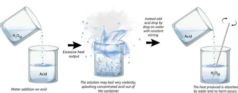 The Effect of Adding an Acid to Water