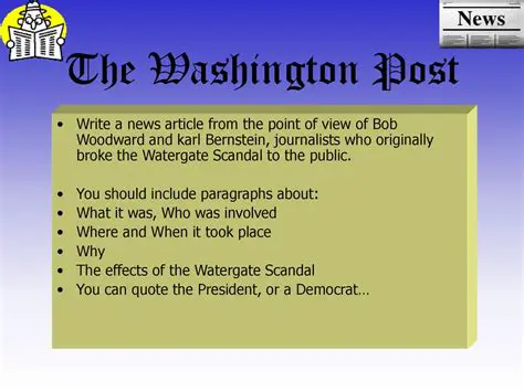 The Effects of the Watergate Scandal