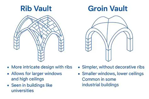 The Emergence of Ribbed Groin Vaults